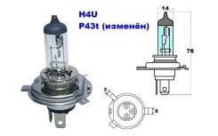����� ����������� H4U 12v 60/55w ����� Whitebeam 3770K � �������� Koito P0732W P0732W ����