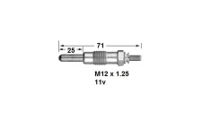 ����� ������ (11v) BERU GV636 GV636 ����