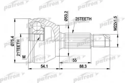 ���� ������ �-�� 25x53.3x21 FORD: Focus 98- PCV3385 ����