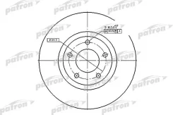 ���� ��������� ������ Mazda: 3 03-, 3 ����� 04-, 5 05- PBD4385 ����