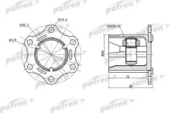 ���� ����� �-�� AUDI: A3, Skoda: Octavia, VW: Passat B6/GOLF V, VI/Touran 2.0TDI 04- PCV5004 ����