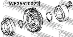 ��������� ������������ 35x52x22 | ����/��� | Febest WF35520022 WF35520022 ����
