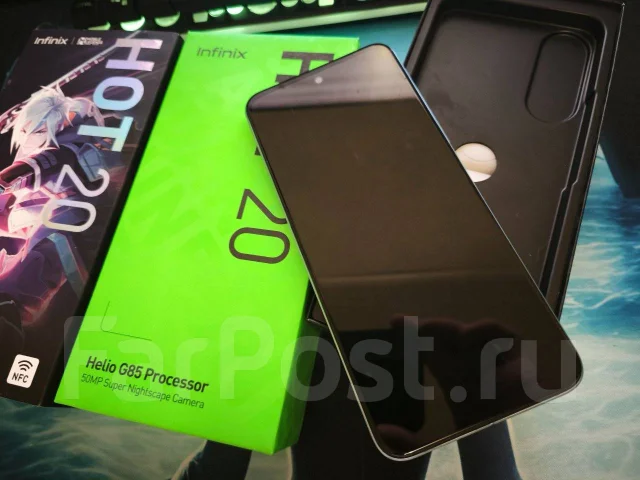 Infinix HOT 20. �/�, 128 ��, �����, 4G LTE, 5G, Dual-SIM, ����������, NFC ����