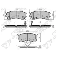 ������� ��������� (�������) Kia Rio 00-02 / Spectra 00-11, �������� ST0K2N13328Z ����