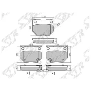 ������� ��������� (�����) Subaru Impreza 00-07 / Nissan 300ZX 89-00, ������ ST26696FA000 ����