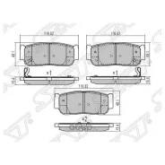 ������� ��������� (�����) SsangYong Kyron 05-16 / Rexton 01-17, ������ ST48413091A1 ����
