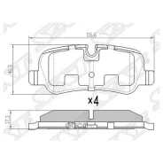 ������� ��������� (�����) Land Rover Discovery 04-17 / Range Rover 02-12, ������ STLR019627 ����