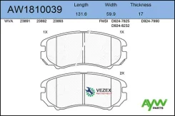 ������� ��������� �������� Hyundai Elantra 06/Sonata 01/Tucson 04, KIA Magent Aywiparts AW1810039 AW1810039 ����