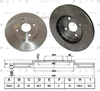 ���� ��������� �������� Toyota #E12# Blitz BS0387 BS0387 ����