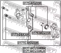 ������� ��������� (�� ������) | ��� ��� | Febest 0177MCU30RLH 0177MCU30RLH ����