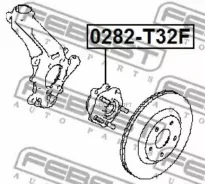 ��������� ������� �������� Nissan T32R MMC GM4W Febest 0282T32F 0282T32F ����
