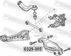 ���� � ������������ Honda Pilot YF1 2003-2007 [US] 0329-005 Febest 0329005 0329005 ����