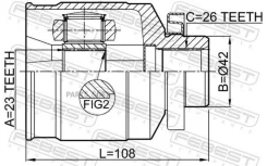 ���� ���������� Hyundai Tucson I 2.0L G4GC 4WD 04/04-10/03 Febest 1211Tucjmrh 1211TUCJMRH ����