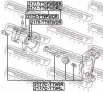 ����� �������� ���� ����� FORD Transit TT9 2006-2013 2177C-TT9RL Febest 2177CTT9RL 2177CTT9RL ����