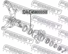 ��������� ��������� 45x80x50 | ����� ����/��� | Febest DAC45800050 DAC45800050 ����