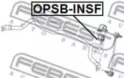 ������� ������������� Chevrolet Cruze J300/305 09/05- Opel Astra J 09/12-15/10 Febest Opsbinsf 00350621, 0350621, 13281781, 13281782, 13346848, 207949...