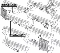 ������ �������������� ���������� �������� �������� ��� AUDI A3/A3 Sportback (8P) 2003-2013 Ringah-006 Febest Ringah006 RINGAH006 ����