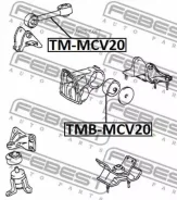 ������� ��������� Toyota MCV2# 1/2MZ-FE Febest Tmmcv20 TMMCV20 ����