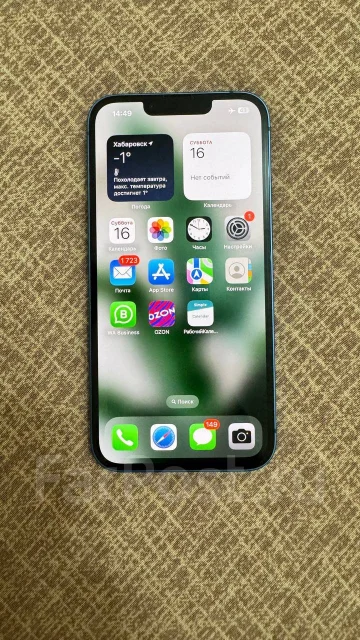 Apple iPhone 13. �/�, 256 ��, �����, 3G, 4G LTE, 5G, Dual-SIM, ����������, NFC ����