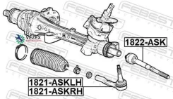 ���������� ������� ���� OPEL Astra 15- ����. Febest 1821Askrh 1821ASKRH ����