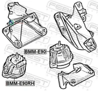����� ��������� R (����������) BMW E88/E82/E93/E92/E89 Mot. - N54 B30 A/N55 B30 A (01/05-08/16) Febest BMME90RH BMME90RH ����