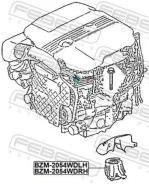������� ��������� ����� Febest BZM2054WDLH BZM2054WDLH ����