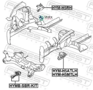 ����� ��������� Hyundai Accent/Solaris 17 2017-2020 ���������� ����. Febest HYMH5RH HYMH5RH ����
