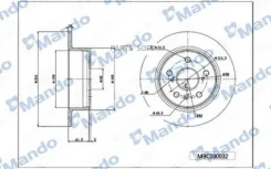 ���� ��������� ������ ��� 262*10*61 1 Hyundai MBC030033 ����