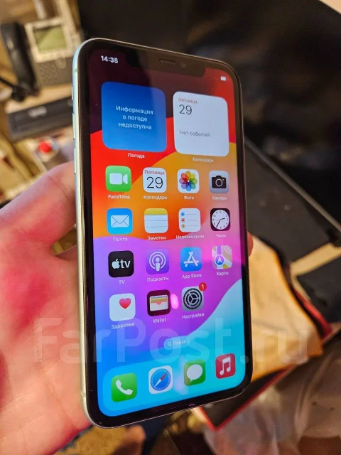 Apple iPhone 11. �/�, 128 ��, �������, 4G LTE, Dual-SIM, ���������� ����