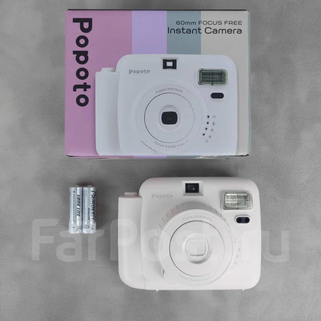 ����������� Popoto Instant Camera Mini Cream White. ��� ����� �� ������� ����