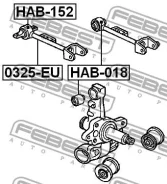 ����������� ������� �������� ������ Febest HAB152 HAB152 ����