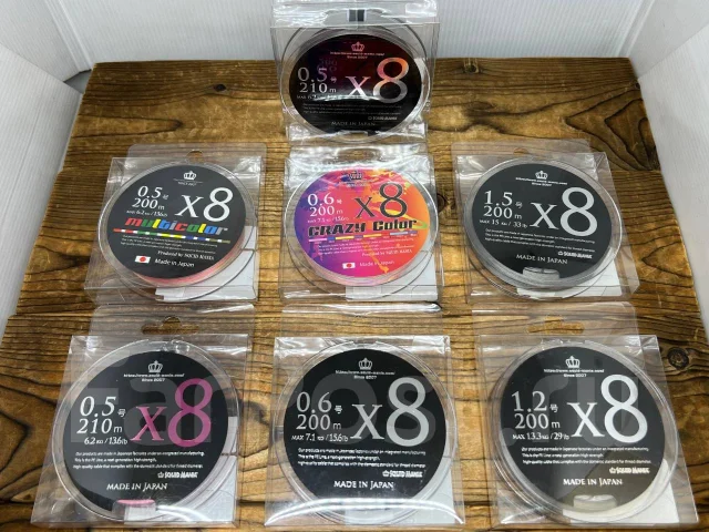 Плетённый шнур Squid Mania X8. Made in Japan, новый, в наличии