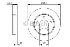 ���� ����. ���. [265x11] 5 ���. Mazda 3 : [BK] 07.2003 Bosch 0986479S50 0986479S50 ����