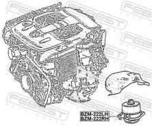 ������� ��������� ������ (��������������) Febest BZM222RH BZM222RH ����