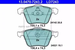������� ����. ���. Ceramic FORD Galaxy/S-Max 2.0-2.5 06-, Volvo S60/S80/V60/V70/XC70 2.0-2.4 07- 13047072432 ����