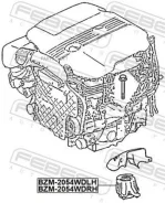 ������� ��������� ����� Mercedes BENZ C 300 205. # BZM2054WDLH ����