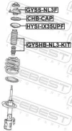 ����� ��������� ������������ Geely Atlas (NL-3) 2016- GYSSNL3F ����