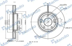 ���� ��������� �������� ��� 300*28*47 4 ������������� Hyundai MBC030190 ����