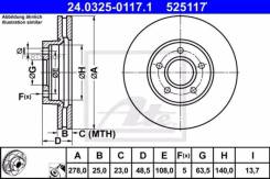  . FORD Focus II, C-MAX 1.4-1.8L 2004=/Volvo C30, C70, S40, V50 ATE / 24032501171 24032501171 
