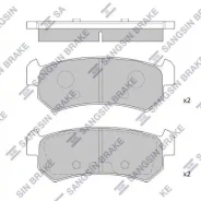 ������� ��������� ���. ����. Daewoo Lacetti 1.5 04 SP1160SNS 1048 00 ! Sangsin Brake SP1160 SP1160 ����