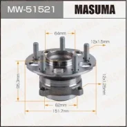 ��������� ���� Masuma rear Honda CR-V / RM1 11- MW-51521, ������ MW51521 ����