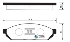 ������� ��������� Honda/Suzuki Civic I/II/ALTO I/II/Carry/Super Carry -99 ������. Sangsin Brake SP1059 SP1059 ����