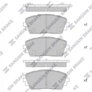 ������� �������� �. Kia Picanto 1.0/1.2 11 SP1405SNS [581011YA30] ! Sangsin Brake SP1405 SP1405 ����