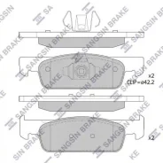������� ��������� Renault Logan II/Sandero II 16V 14- ���. SP1787 Sangsin Brake SP1787 SP1787 ����