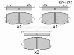 ������� ��������� HI-Q/Sangsin Brake SP1172, �������� SP1172 ����