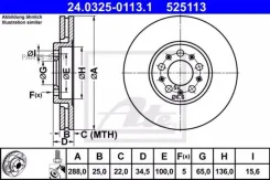 ����. ���� ���. ����. [288x25] 5 ���. Power AUDI A3 1.8-96- VW Bora 2.3-2.8 99- Golf IV 1.8-2.8 97- SEAT Toledo Skoda Octavia 24032501131 ����