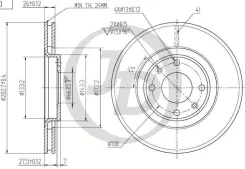 ���� ��������� �������� DF4183 (283x26) 4 ��� JD JBD0054 JBD0054 ����