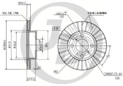 ���� ��������� �������� DF1423 (238x18) 4 ��� JD JBD0029 JBD0029 ����