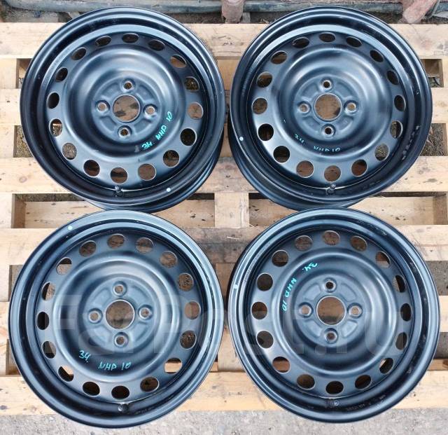 Оригинальные штампованные диски Toyota R15 5.5 4x100. 4 шт. Отправка ...