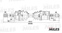 ������ � ����� ����� Mitsubishi Pajero/L200 2.4-3.5 90- (SKF VKJC7223) GC01077 ����� ����� GC01077 ����